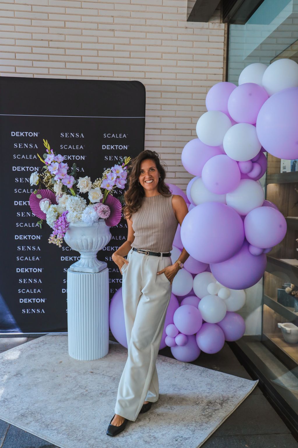 Maria Rodríguez Alcalá at a design launch in Sydney